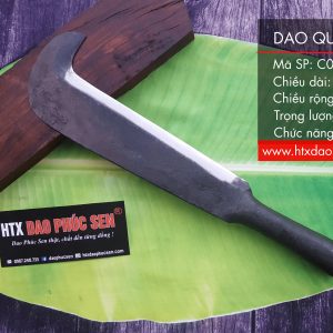 Dao quắm chặt cây phát cỏ sắc bén - Thép nhíp ô tô - C03 / HTX DAO PHÚC SEN
