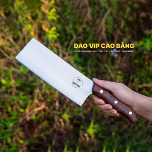 Dao chặt gà thép trắng - SGK08 DAO VIP CAO BẰNG