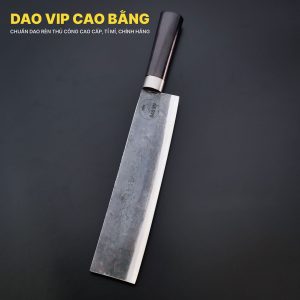 Dao chặt gà chặt cây -Thép nhíp ô tô - Cán cẩm khâu inox - G07M DAO VIP CAO BẰNG